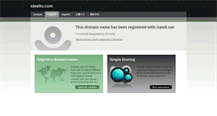 Desktop Screenshot of idealto.com